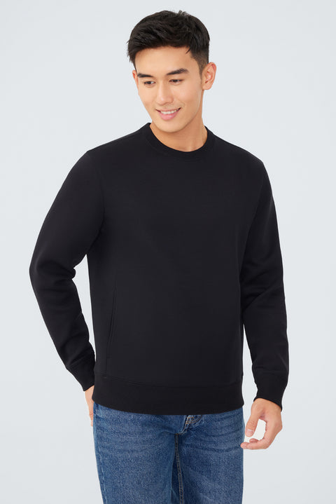 CottonSTRETCH Intechno Sweatshirt | Black BKFD01
