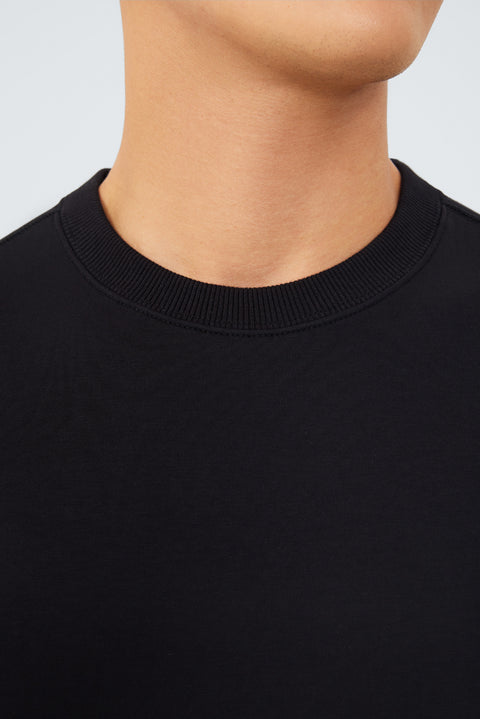 CottonSTRETCH Intechno Sweatshirt | Black BKFD01