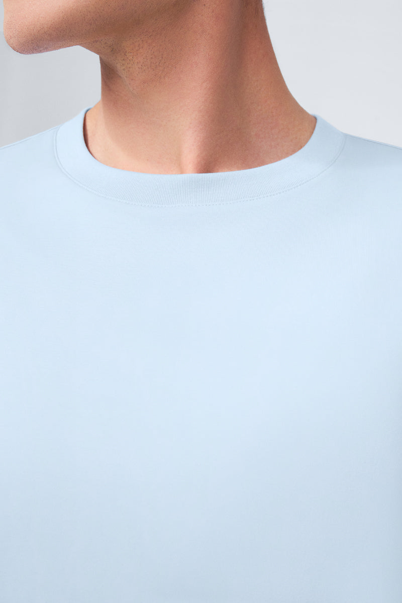 InstantCool Jersey Crew Neck T-Shirt | Light Blue BLE249