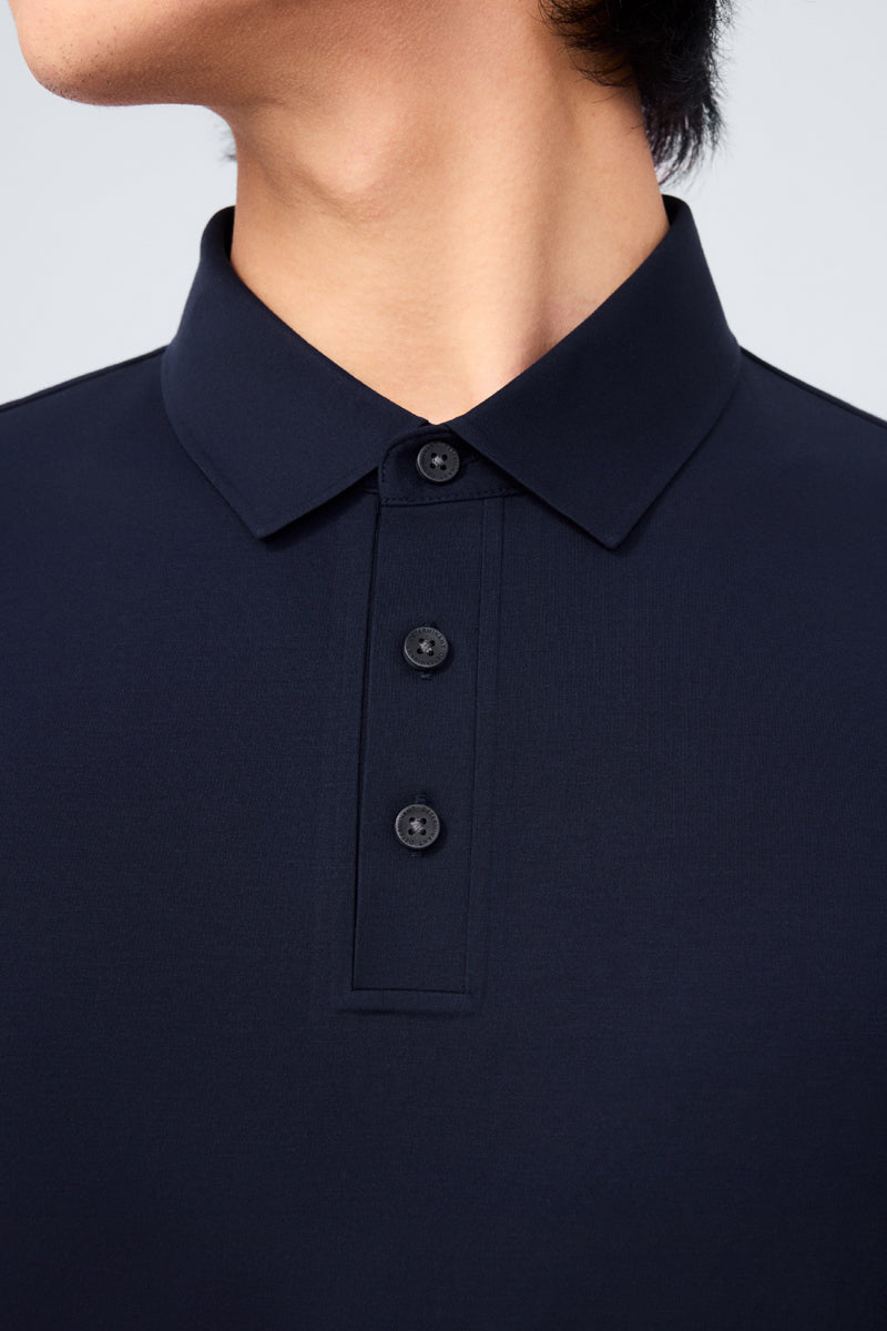 InstantCool Jersey Polo | Navy NYE009
