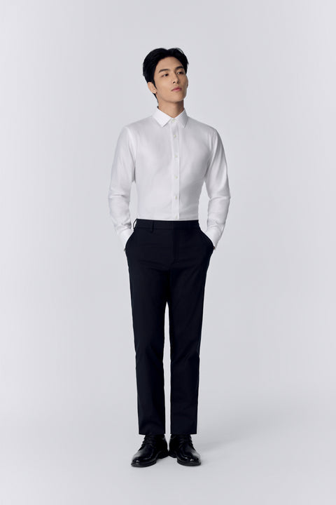 InstantCool Dobby Dress Shirt | White WH001Z
