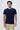 Supreme Cotton-Silk Crew Neck T-Shirt | Navy NYYD01