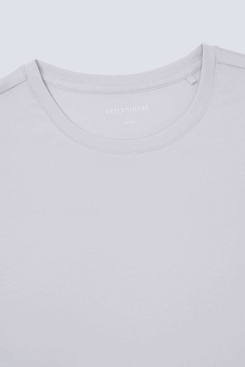 Softex Crew Neck T-Shirt | Light Grey GYFL01