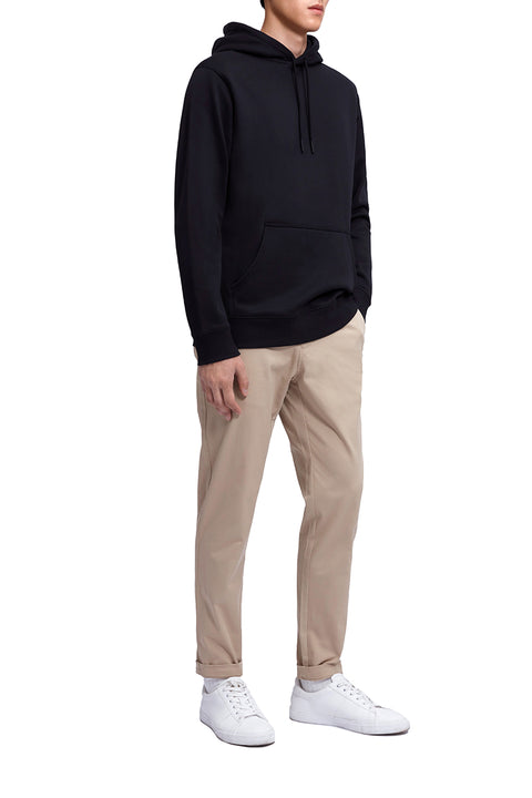 Slim Fleece Hoodie | Black BKFD01