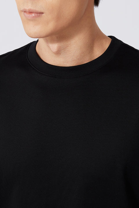 Regal Crew Neck T-Shirt | Black BKFD01