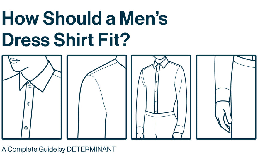如何判斷一件男士襯衫是否稱身？挑選標準襯衫全指南！ - DETERMINANT