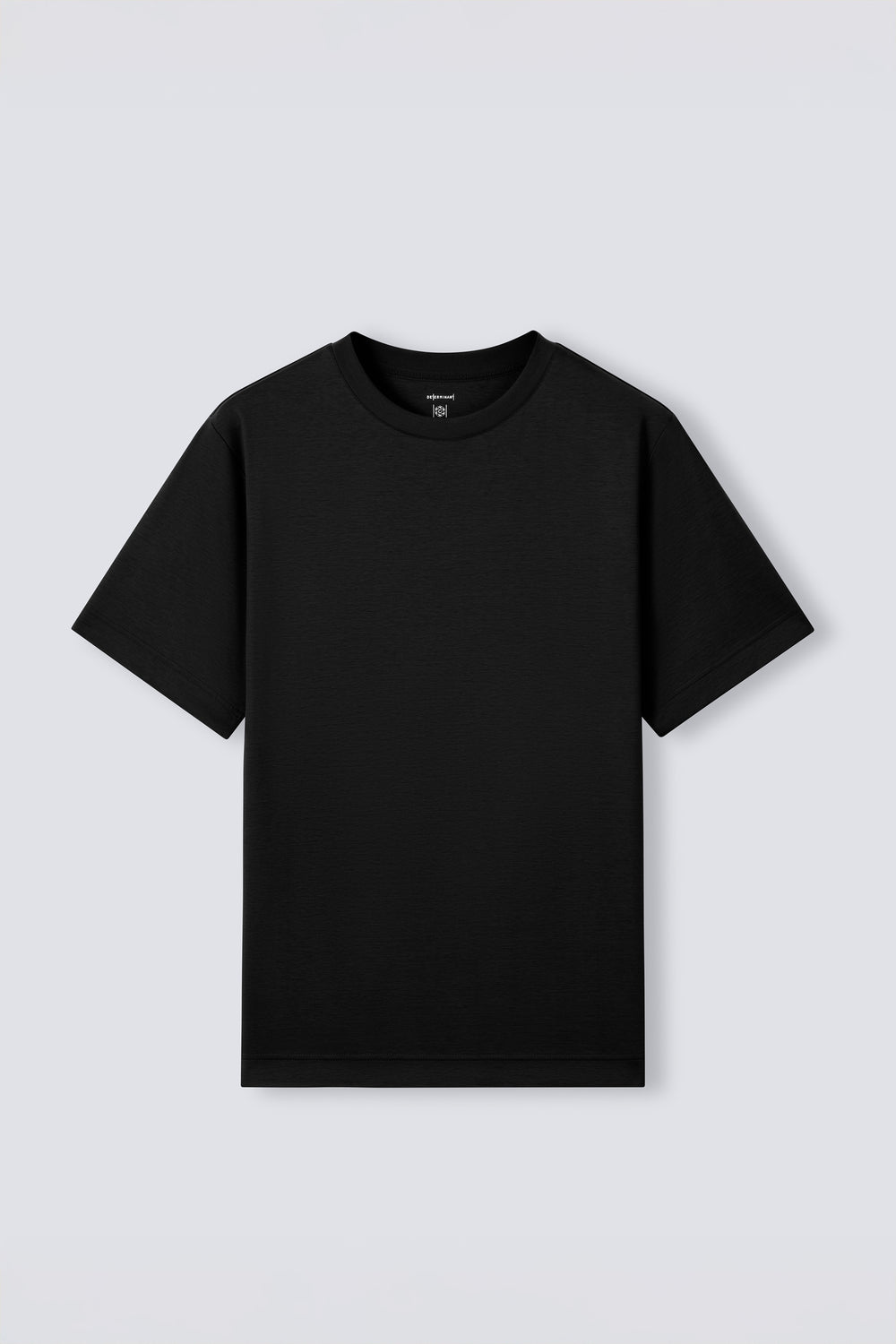 InstantCool Double-Face Knit Crew Neck T-shirt | Black BKFD01