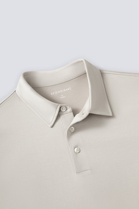 棉絲提花 Polo | 銀灰色 PT1400