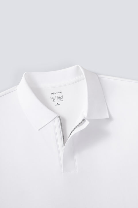 PrismCool 半拉鍊 Polo | 白色 WH001Z