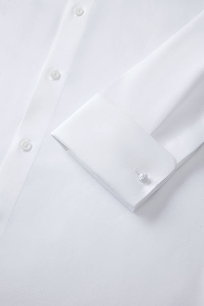 Supreme Cotton French Cuff Dress Shirt | White WH001Z