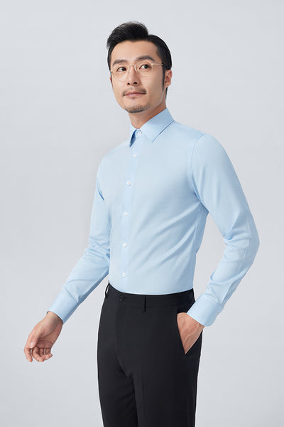 Supreme Cotton Dress Shirt | Light Blue 3396NZ