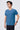 VISDRY™ 拼色領T恤 |藍 T7468U