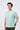VISDRY™ Contrast Rib Crew Neck T-Shirt | Light Green T5503U
