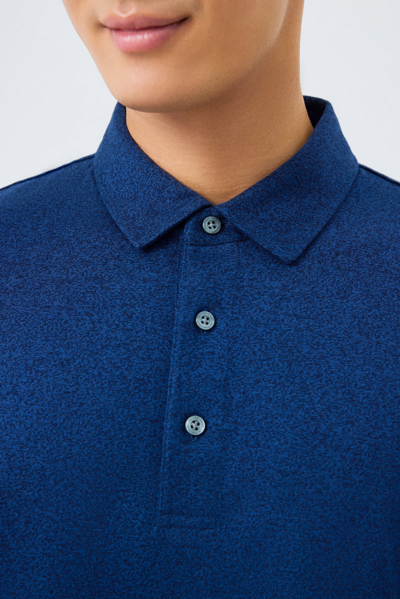 Waterless Dye 無水染 平紋針織 Polo | 深藍 BL3012