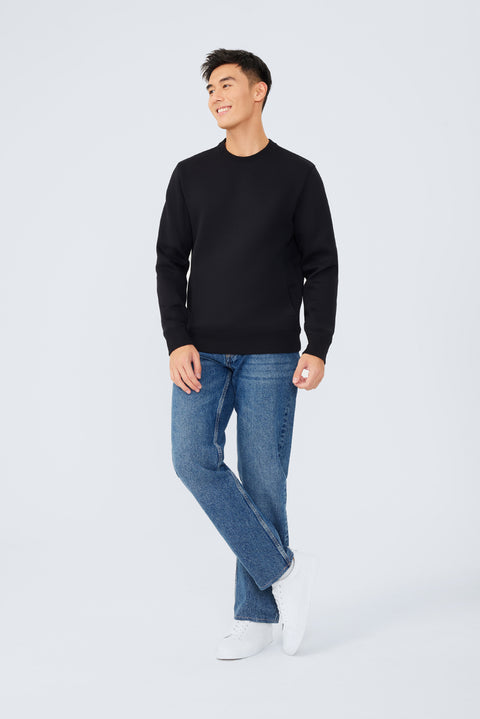 CottonSTRETCH Intechno Sweatshirt  | Black BKFD01