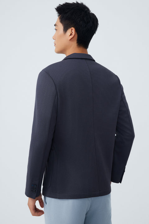 CottonSTRETCH Knit Smart Blazer | Dark Grey GYE161