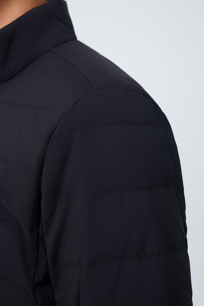 Quilted Down Jacket | Black BKFD01