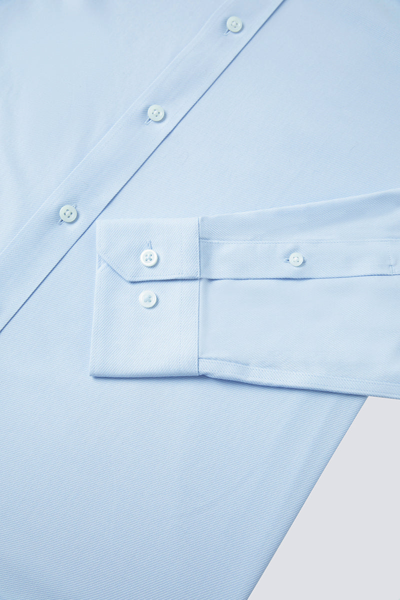HeatGuard Dobby Twill Dress Shirt | Light Blue 8146NZ