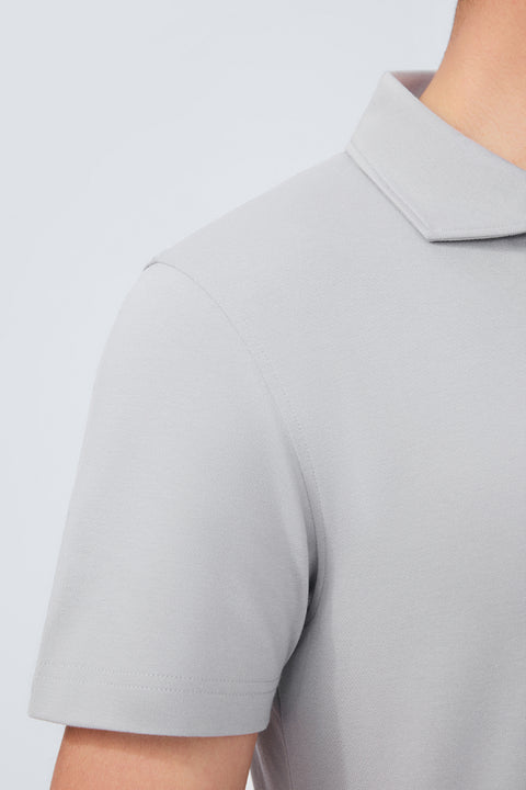 InstantCool Pique Polo | Grey GYE103