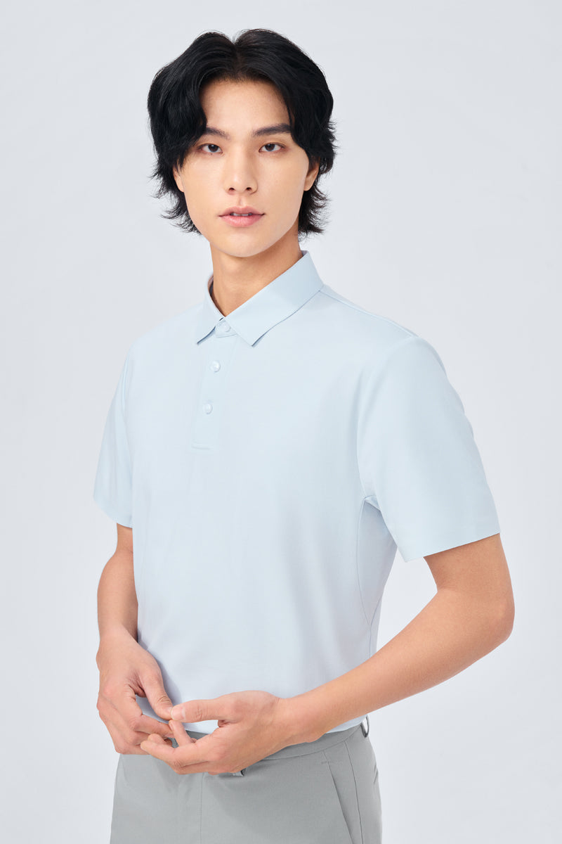 InstantCool Jersey Polo | Light Blue BLE249
