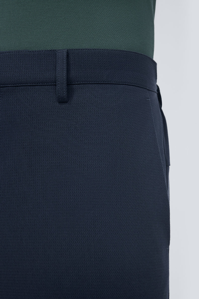 CottonSTRETCH Lightweight Knit Smart Pants | Navy NNY096
