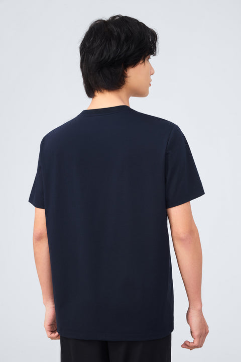 InstantCool Jersey Crew Neck T-Shirt | Navy NYE009