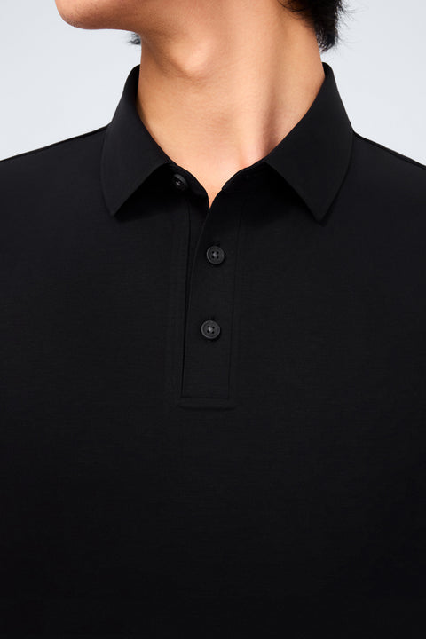 InstantCool Jersey Polo | Black BKFD01