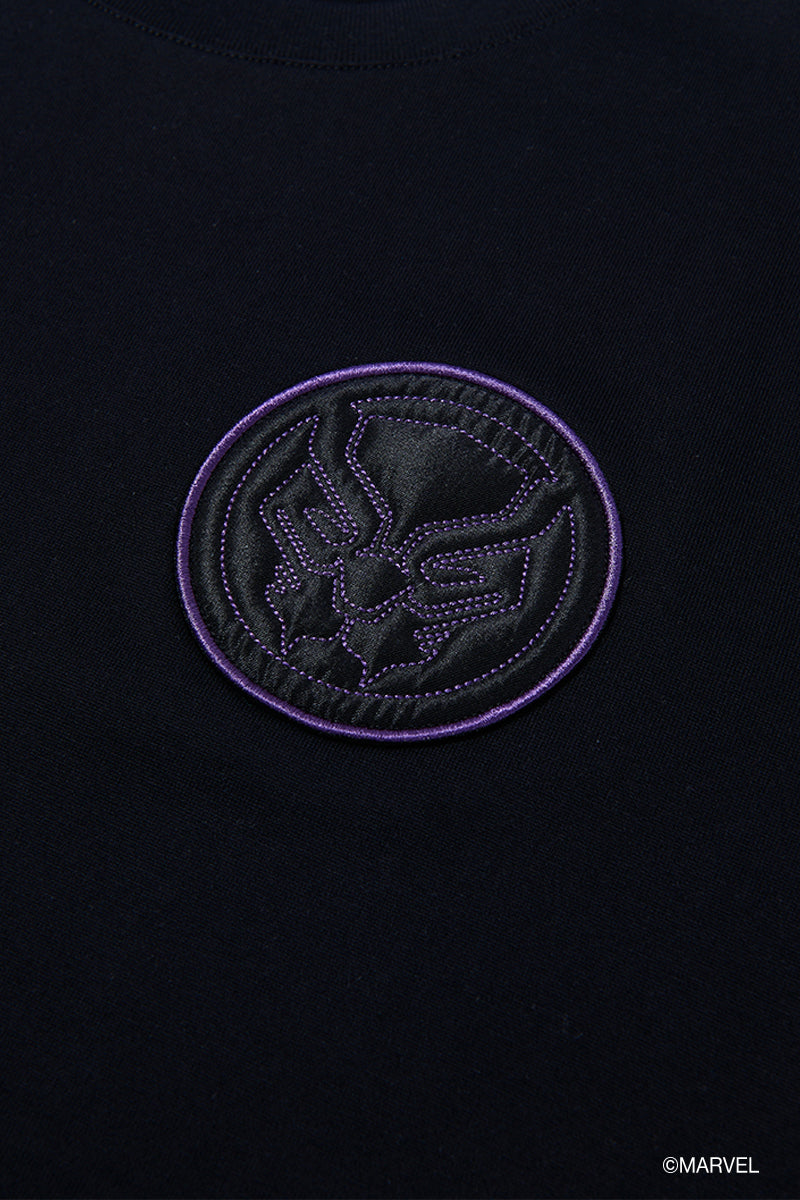 黑豹 Regal 圓領 T 恤 |黑色 BKFD01
