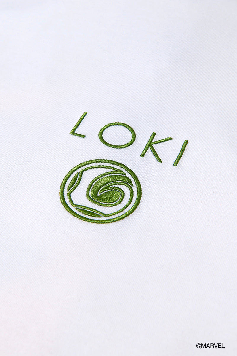 Loki Regal Relaxed-Fit Crew Neck T-Shirt  | White WH001Z