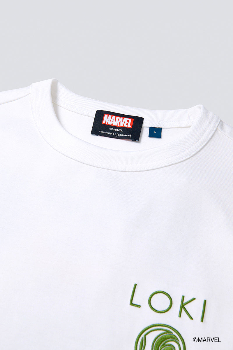 洛基 Regal 休閒版型圓領 T 恤 |白 WH001Z
