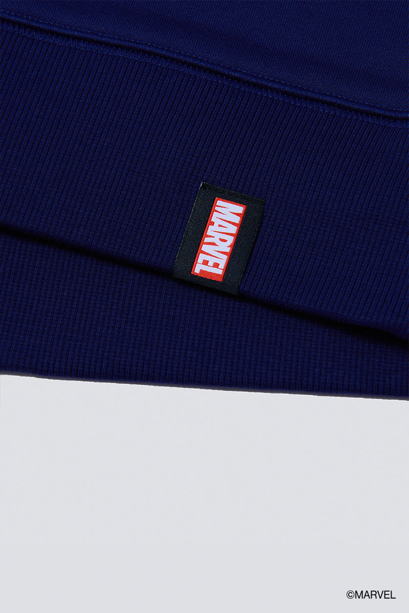 Spider-Man Slim Fleece Sweatshirt | Dark Blue BLFD01