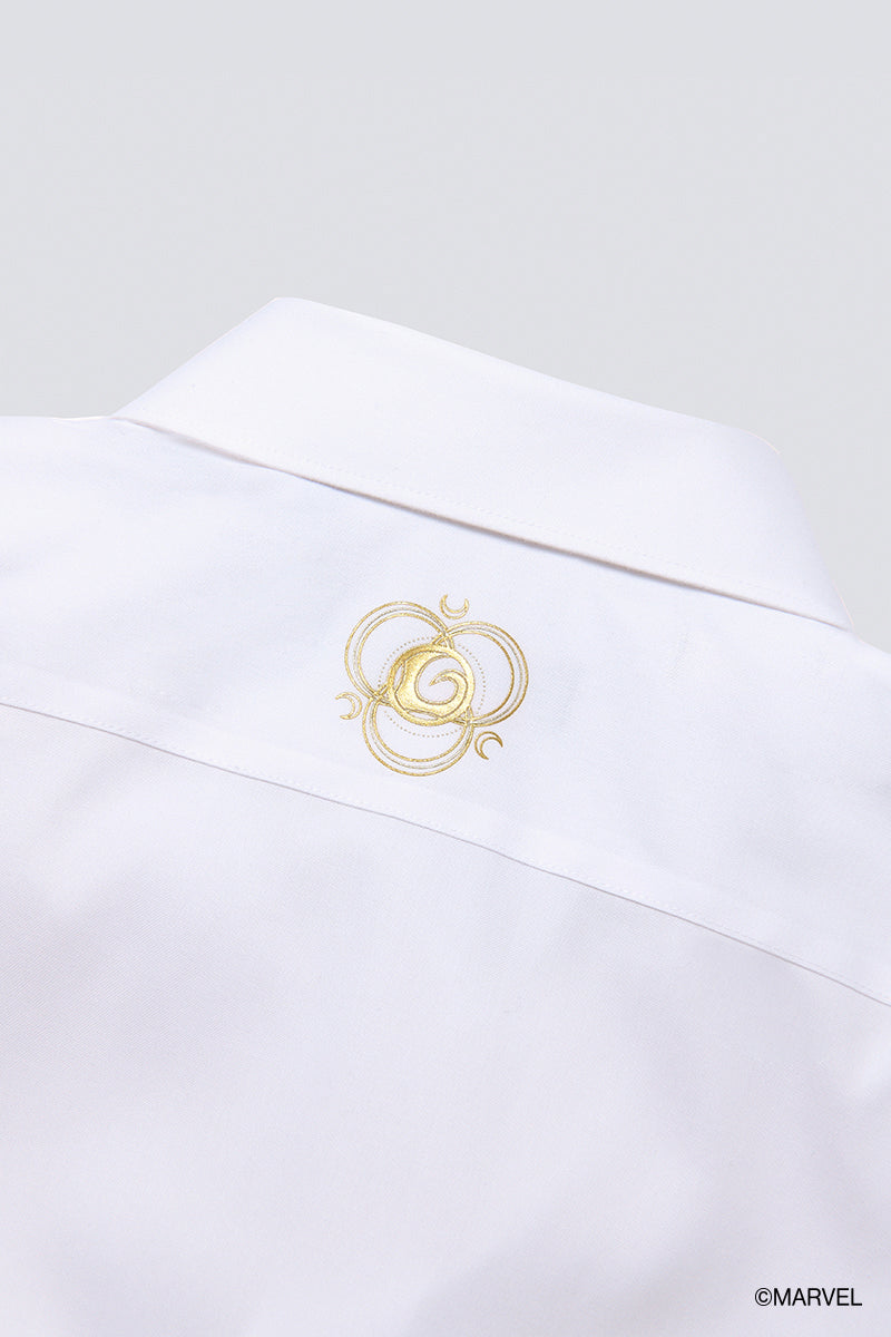 Loki Wrinkle-Free Pinpoint Oxford Dress Shirt | White WH001Z