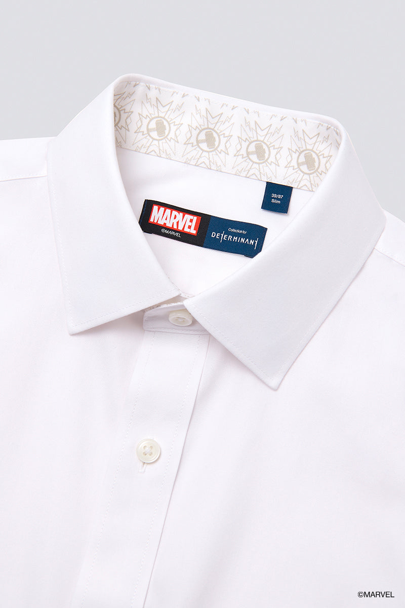 Thor Wrinkle-Free Pinpoint Oxford Dress Shirt | White WH001Z