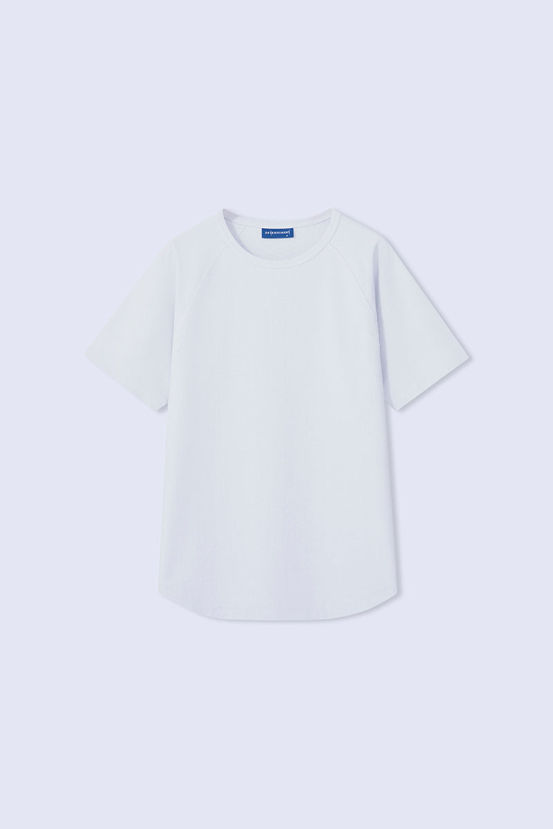 InstantCool Raglan Curved Hem T-Shirt | Grey GYE128