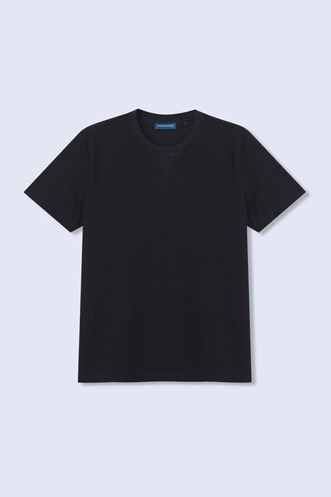 VISDRY™ Crew Neck T-Shirt | Black BKFD01