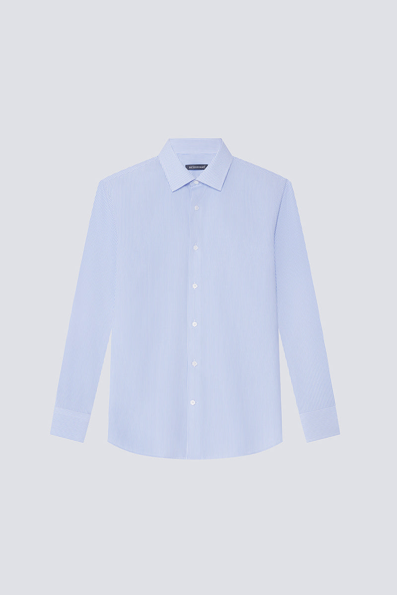 Supreme Cotton-Silk Dress Shirt | Blue Stripes | Shop Men's Dress Shirt Online DETERMINANT Supreme Cotton-Silk Dress Shirt | Blue Stripes | Shop Men's Dress Shirt Online DETERMINANT