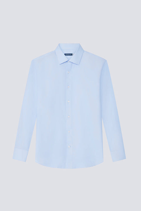 Supreme Cotton-Silk Dress Shirt | Light Blue 1459DK