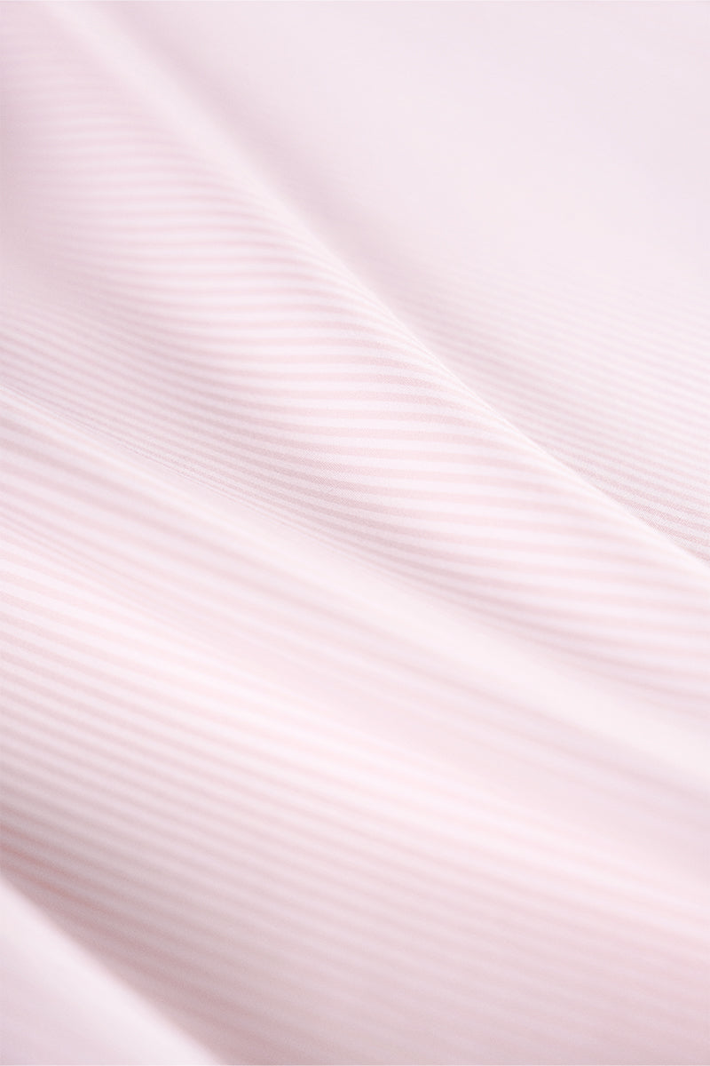 Wrinkle-Free Poplin Dress Shirt | Pink Stripes 19029N