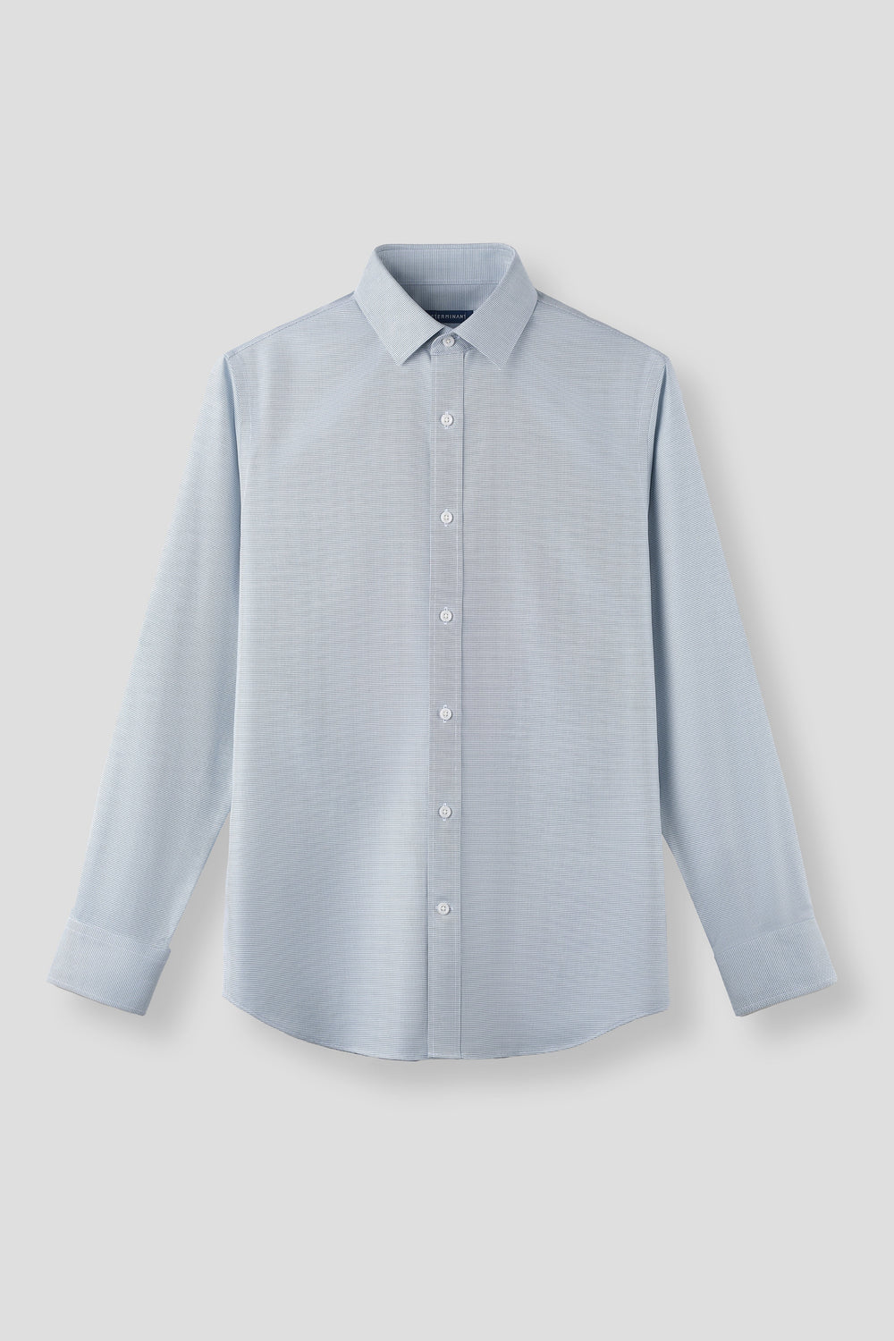 “Frozen in Tones” Waterless Dye Dress Shirt | Glacier Grid 22815N