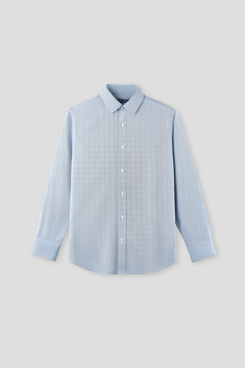 “Frozen in Tones” Waterless Dye Dress Shirt | Glacial Mist 17804N