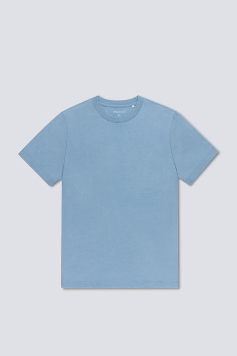 TerraTones Natural Dye Crew Neck T-Shirt | Indigo Blue 12140J