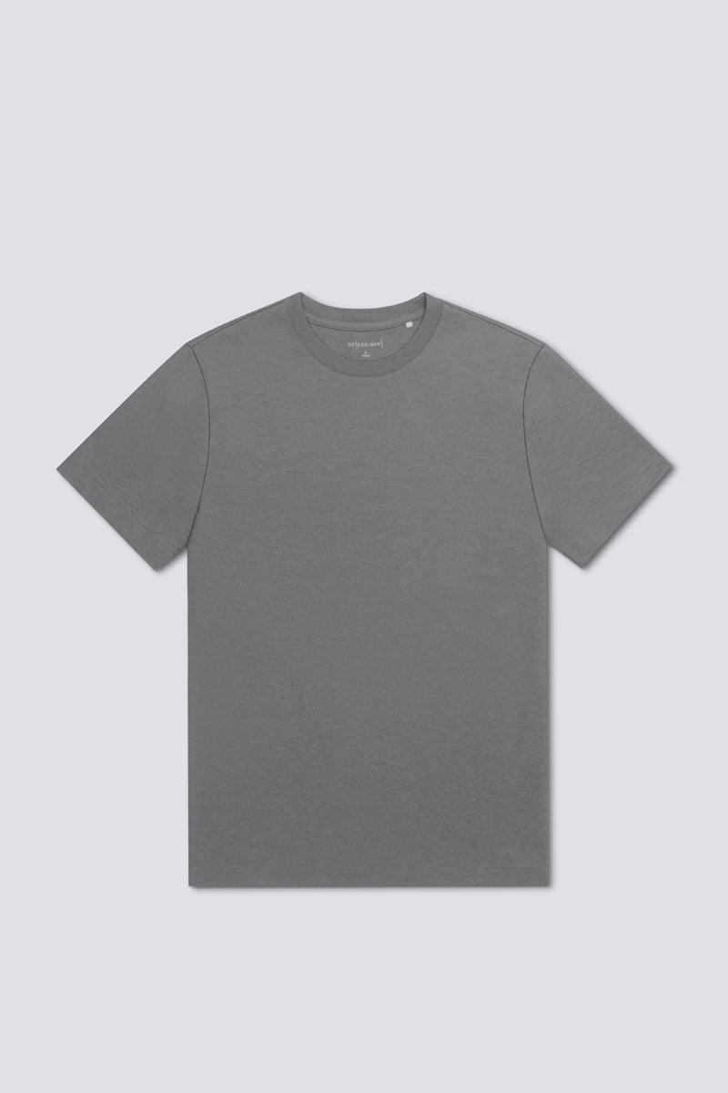 TerraTones Natural Dye Crew Neck T-Shirt | Stone Grey 58301J