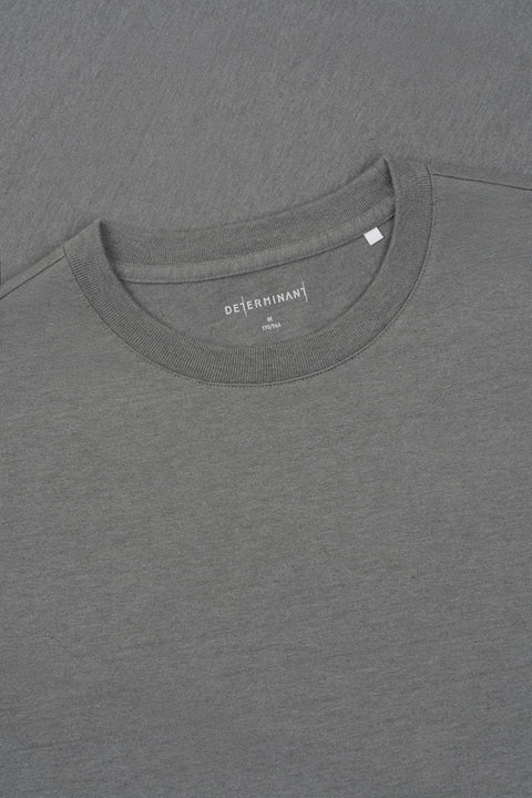 TerraTones Natural Dye Crew Neck T-Shirt | Stone Grey 58301J