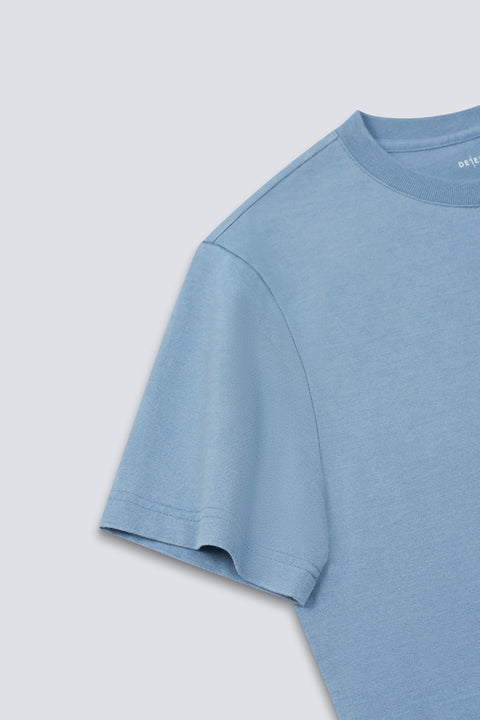 TerraTones Natural Dye Crew Neck T-Shirt | Indigo Blue 12140J