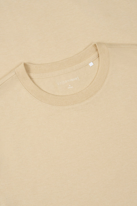 TerraTones Natural Dye Crew Neck T-Shirt | Khaki 70688J