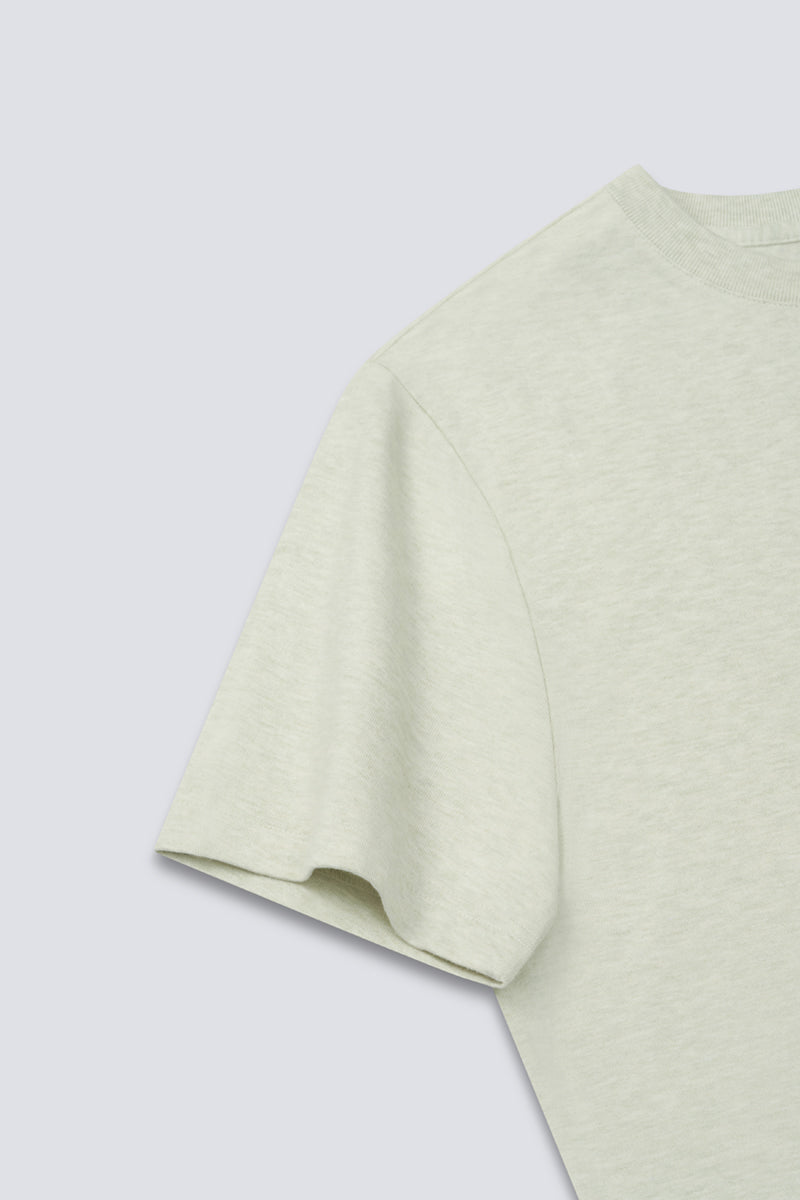 TerraTones Natural Dye Crew Neck T-Shirt | Light Mint 212609