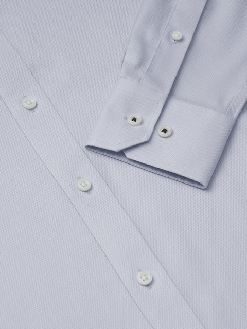 VISDRY™ Dobby Dress Shirt | Light Grey GYE128