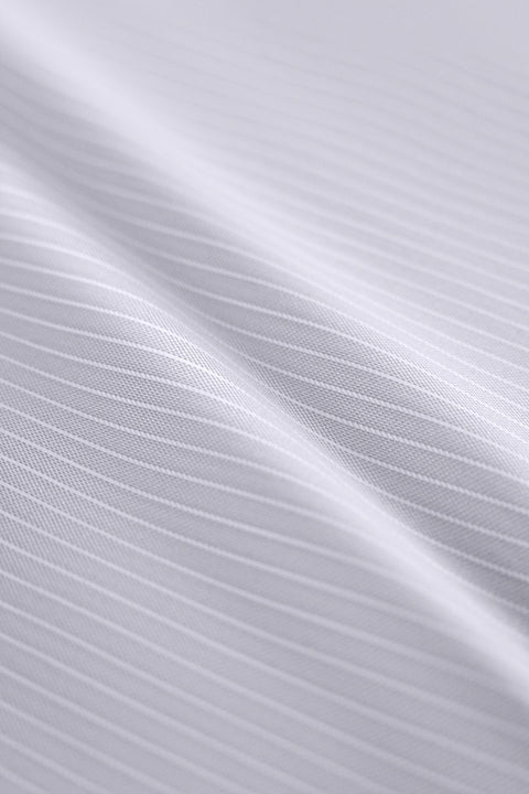 InstantCool Dobby Dress Shirt | Grey Stripes 19390N