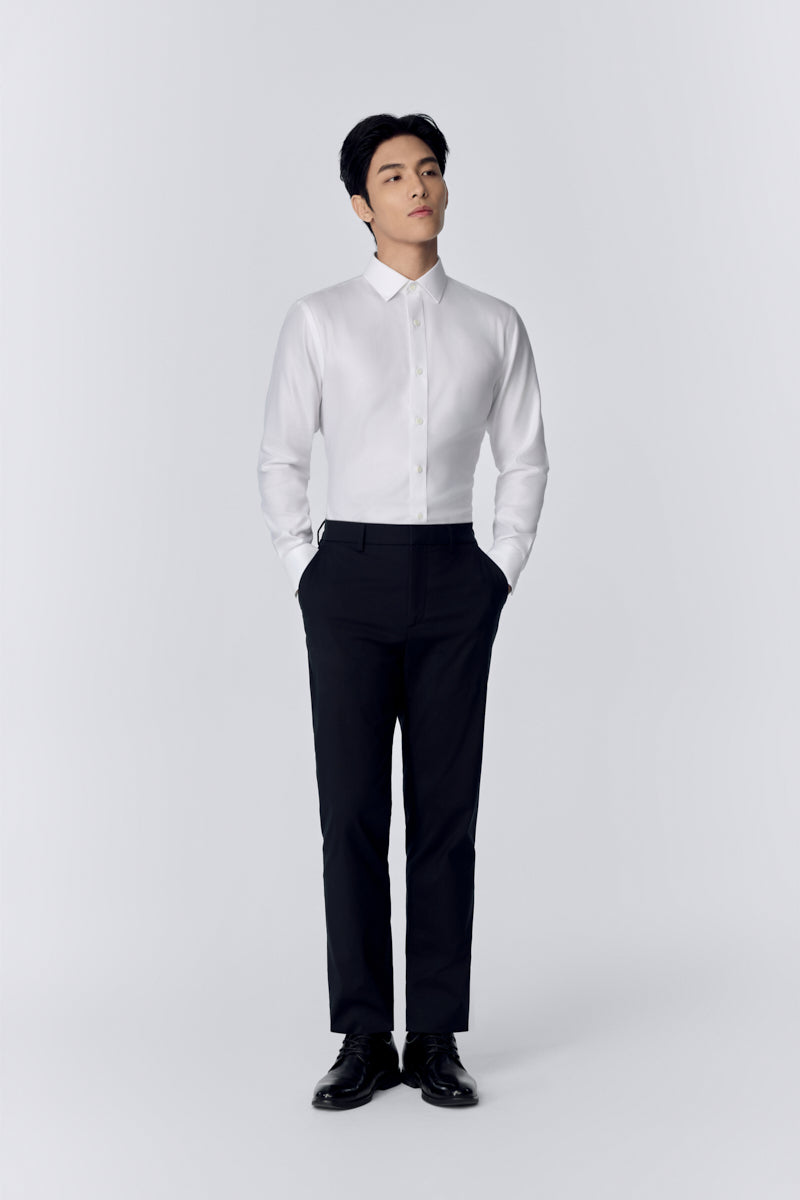 InstantCool Dobby Dress Shirt | White WH001Z