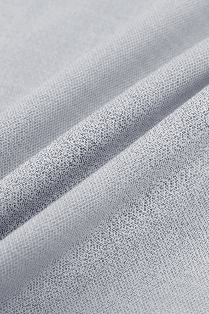 Waterless Dye Button-Down Smart Shirt | Grey 25238N